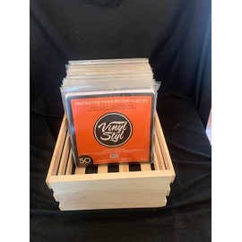 Vinyl Styl VS-RS-05 Metro LP Crate 12 Inch LP Record Storage 85+ Capacity