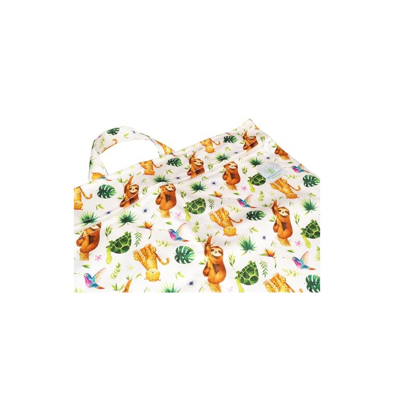 Blümchen XL hanging nappy bag with zip (sloth)