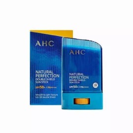 SellerHub [셀러허브]AHC 내추럴 퍼펙션 더블 쉴드 선스틱 (파랑색) 22g (SPF50+) 1개 x2SET (AD) (S33556850) [SellerHub] AHC Natural Perfection Double Shield Sunstick (Blue) 22g (SPF50+) 1 piece x 2 SET (AD) (S33556850) [Basic]