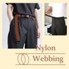 6 Rolls 1.5 inch Braid Nylon Webbing Belt Webbing Straps