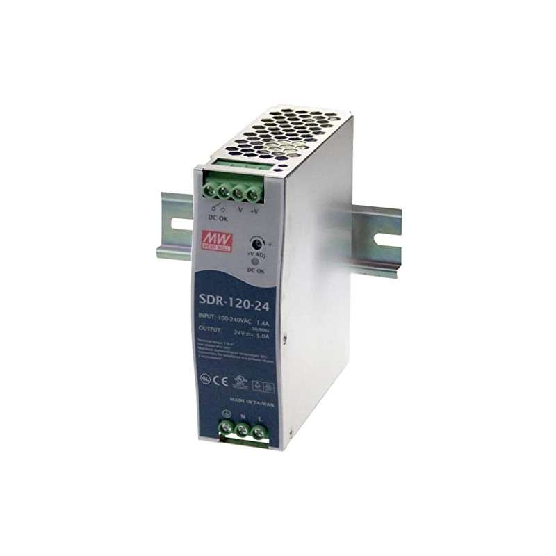 MeanWell SDR-120-48 120 W 48 V 2.5 A DIN Rail