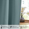 NICETOWN French Door Blackout Curtain for Kitchen Thermal Insulated Drapes