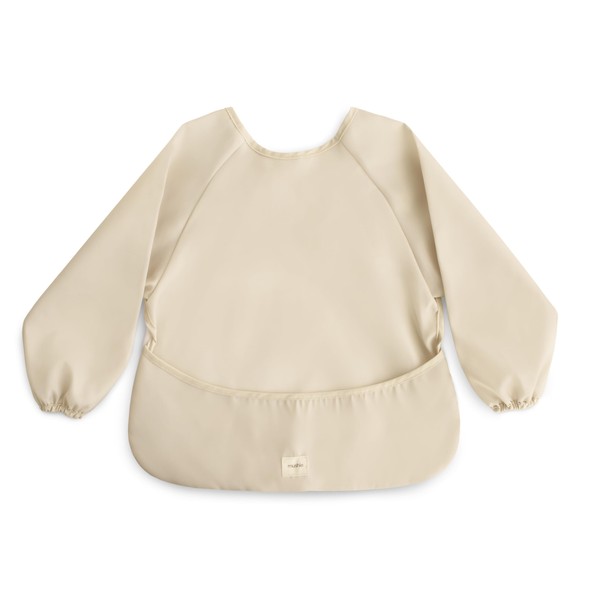 mushie Long Sleeve Baby Bib | Mess Free & Waterproof