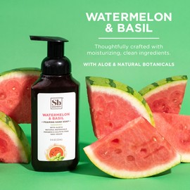 Soapbox Foaming Hand Soap – Watermelon & Basil – 11oz Pump Bottles – 3 Ct Gently Scented, Moisturizing Foaming Hand Wash for Kitchen and Bathroom, Vegan, Cruelty & Paraben Free