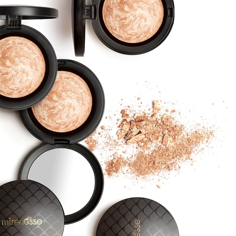 mirenesse Marble Mineral Baked Powder Blush 12g (Various Shades), Gold