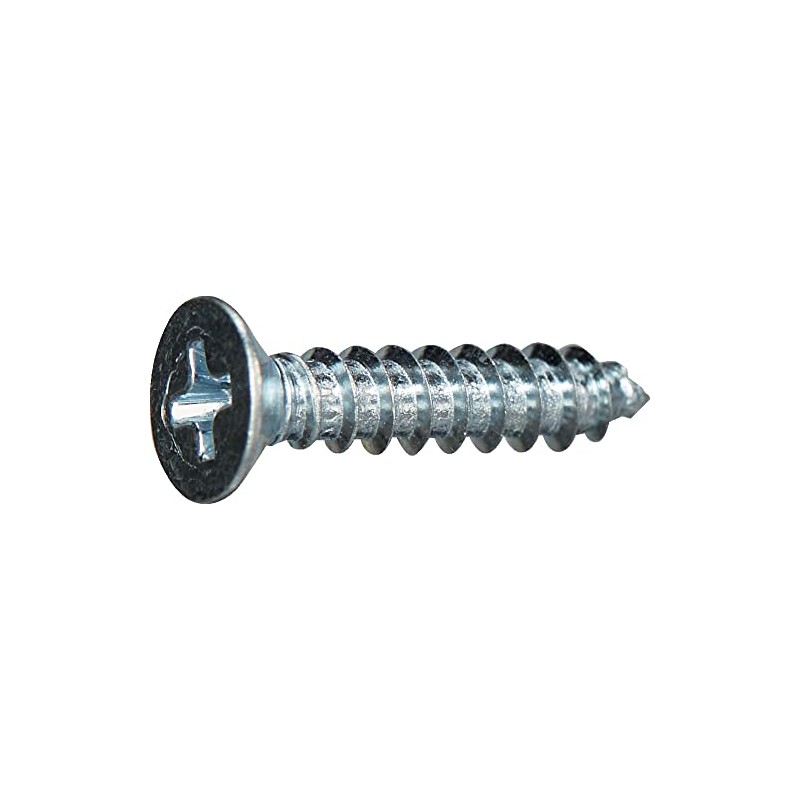 Trusco Nakayama Y834-0535 Countersunk Head Tapping Screws, Type A, Unichrome,