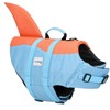 Mobiclinic, Dog Life Jacket, Shark Fin Design, Rescue Handle, Adjustable