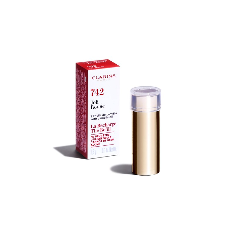 Clarins Joli Rouge Satin Lipstick 742 Joli Rouge Refill 3.5g