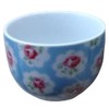 Cath Kidston Provence Rose Pale Blue Sugar Bowl Pot