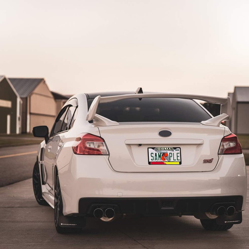 Metal Insert License Plate Frame Sicilian Flag Weatherproof Car Accessories