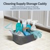 Casabella Plastic Multipurpose Cleaning Storage Caddy with Handle, 1.85 Gallon,