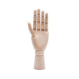 Jointed Hand Plant Holder Flexible Eye Catching Wooden DIY Plant Accessories Decor for Bedroom Dormitory Balcony