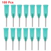 Moicstiy 100 Pack Blunt Tip Dispensing Needle with Luer Lock