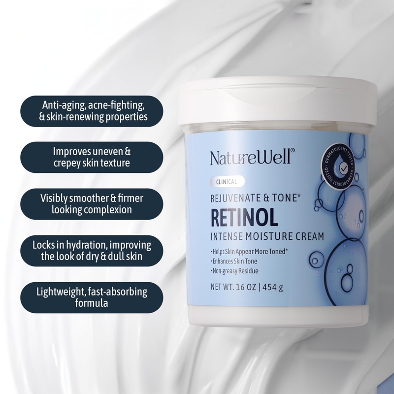 NATURE WELL Clinical Rejuvenate & Tone Retinol Intense Moisture Cream