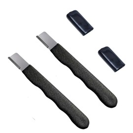 HXUExue 2Pcs Gardening Tool Sharpener, Gardening Scissors Sharpener, Quick Sharpener for Gardening PrunersKnives and Scissors (Black), MDQ-2