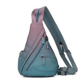 KL928 Canvas Sling Bag - Small Crossbody Backpack Shoulder Casual Daypack Rucksack for Men Women