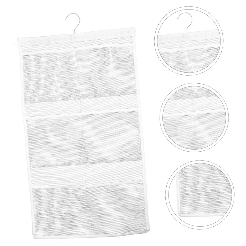 Outanaya Bathroom Organizer Bag Wet Bag Shower Organiser 6 Pockets