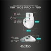 Acteck Mouse Ergonomico VIRTUOS Pro MI780 3000dpi Inalambrico 8 Botones