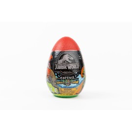 Jurassic World 503 CAPTIVZ Colour Change Edition Eggs with BUILDABLE Dinosaur Toy and Slime. Ideal Present for Boys and Girls