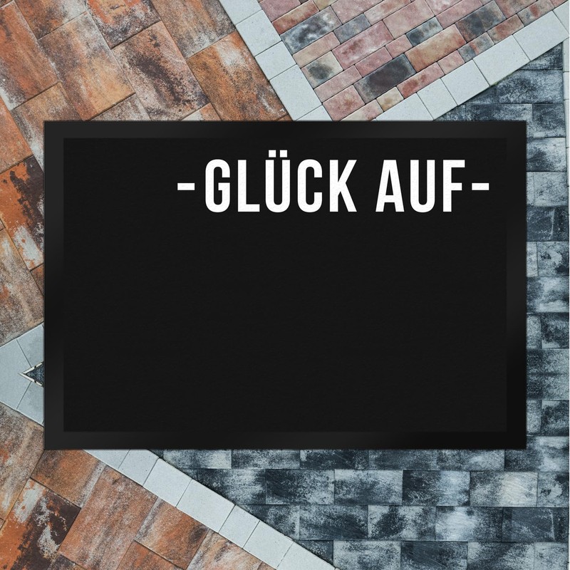 trendaffe Happiness on Dialect Greetings Door Mat XL