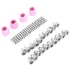 44 Pcs Plasma Cutter Accessory Nozzle Electrode Shielding for AG