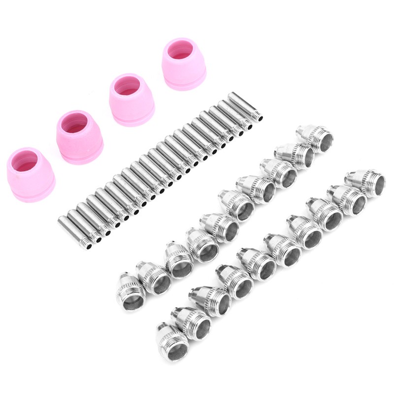 44 Pcs Plasma Cutter Accessory Nozzle Electrode Shielding for AG