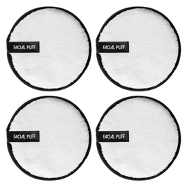 OzEssence Reusable Makeup Remover Pads Set, 4 Pcs Ultra-Soft Microfiber Face Pads,Just Add Water to Remove All Makeup, Eco Friendly & Machine Washable Suitable for Sensitive Skin & All Skin Types