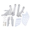 Motorcycle Front Rider Footrest Foot Pegs Bracket Set for Honda