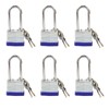 SEPOX® 6 Pcs Pack Keyed-Alike Padlock with Same Key 2Pcs