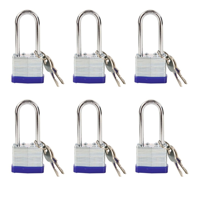 SEPOX® 6 Pcs Pack Keyed-Alike Padlock with Same Key 2Pcs