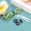 uxcell 50Pcs Silicone Rubber Bands, 35x5mm Rubber Bands Rings Cable