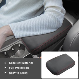 BIXUAN Touran2 2024 Compatible with VW Touran L MK2 2016-2023 2024 Armrest Cover Centre Console Centre Armrest Cover Armrest Lid Interior Accessories Protection Leather Cushion