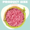 JOYIN 8oz Easter Grass, Pure Pink Recyclable Paper Grass, Shred