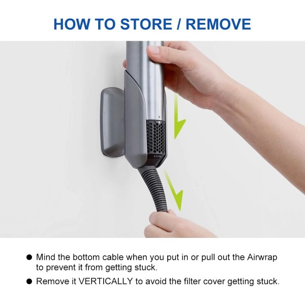 Does not apply Wall Mount Holder Compatible with Dyson Airwrap/Airstr
