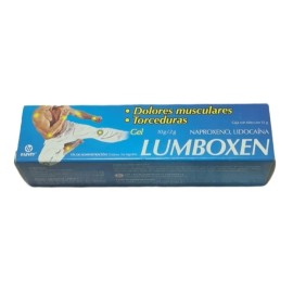 Relajante Muscular Lumboxen Azul Crema, Tubo 35g.