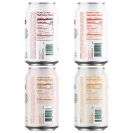 OLIPOP - 4-Flavor Sparkling Tonic Retro Greatest Hits Variety Pack, Prebiotic Soda Sampler, Rich in Botanicals,High Fiber, Vegan, Low-Sugar, Low-Calorie, Non-GMO (12oz, 12-Pack)