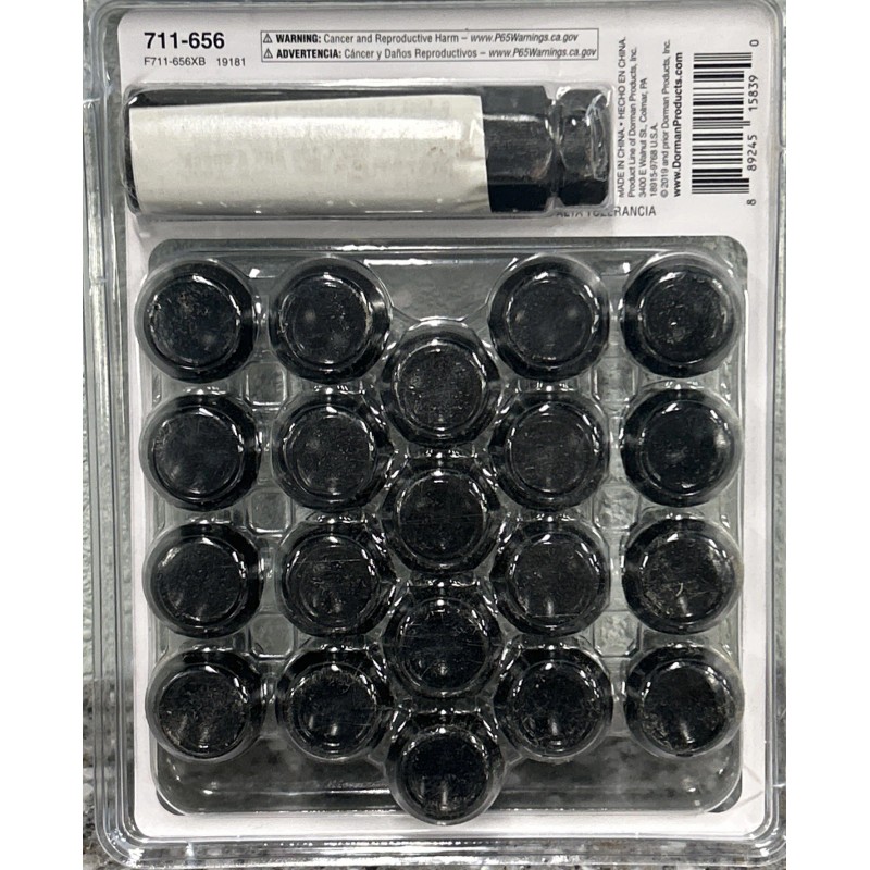 Dorman 711-656 Black Chrome Spline Drive Lock Set M14-1.50