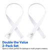 Deoward 2PCS #5 24 Inch Separating Jacket Zippers for Sewing