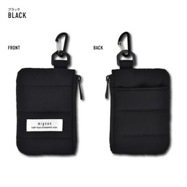 Mignon act0012 Pass Case, Periodicals, Quilting, Padding, Pass Pouch, Carabiner, Accessory Case, Pouch, Smart Key, Key Case, Women's, Women's, Girls, Work, School, Travel, Bicycle, Adult, OL, Student,