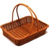 Nagao 01045236 Basket, Washable, Bread Basket, Square, 14.2 inches (36