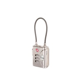 Yale TSA Approved Cable Luggage Locks with Combination for Travel, Backpack, Suitcase, and Accessories Steel