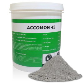 Simond Store Castable Refractory Cement 2822F Rated - 45% Alumina Hydraulic Bonded - 4 LBS