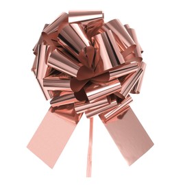 sourcing map 12"/30cm Car Extra Giant Large Pull Bow Christmas Metallic Gift Wrapping Bows Ribbon for Wedding Car Baskets Presents Big Gift Bow, Pink