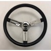 Grant Impala Chevelle Camaro Nova Black Chrome Spokes Steering Wheel