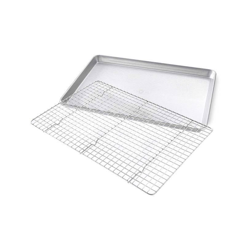 USA Pan Bakeware Half Sheet Baking Pan and Bakeable Nonstick