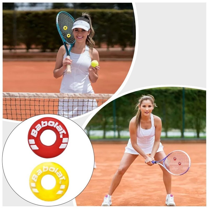 XIXILINRUIYUN 4 Pcs Rubber Tire Shape Vibration Dampener Durable Tennis