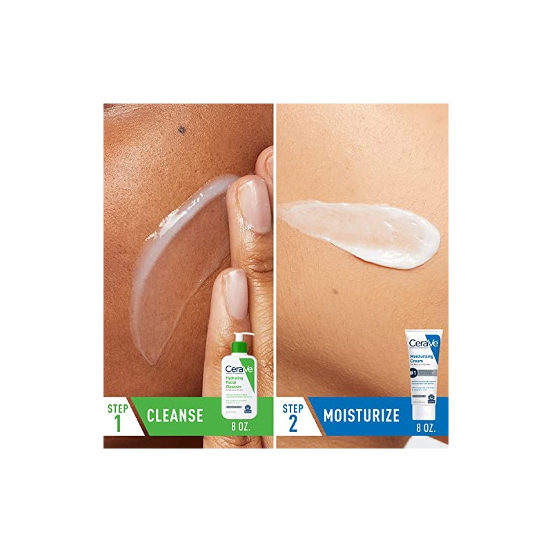 Cerave Crema Hidratante Lavado Facial Cuidado Piel Seca Corporal Limpiador