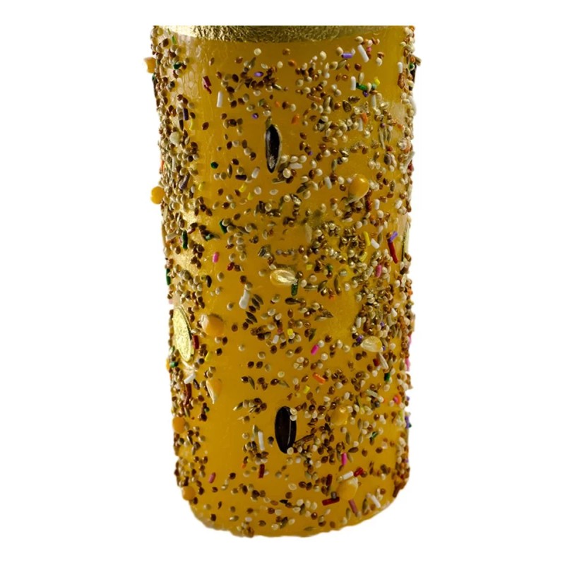 CEB Velón Dorado Ritualizado Cuerno De La Abundancia