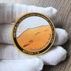 Footprints in The Sand Christian Challenge Coin - Zinc Alloy