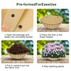 3PCS 14 Inch Round Hanging Basket Liners Fabric Hanging Plant